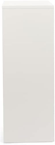 Displays2go Rectangular Retail Pedestal White