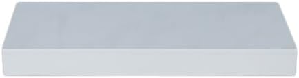 Square Display Pedestal Stand 440 Lbs Load White 30x30x10cm