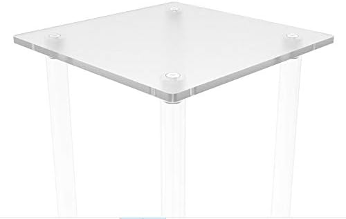 Clear Acrylic Display Riser 24 Inch Tall Pedestal Stand