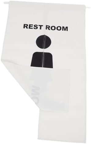 Cabilock Toilet Doorway Privacy Curtain Half-Curtain for Public Restrooms