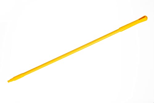 SPARTA 41225EC04 Fiberglass Broom Handle Yellow 48 Inches