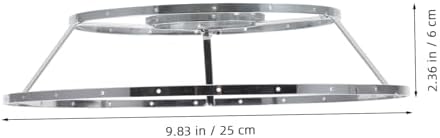 DOITOOL DIY Lampshade Frame for Pendant Lights Custom Home Decor Accessory Easy Assembly