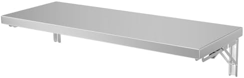 MOOTACO 48x12 Stainless Steel Wall Shelf