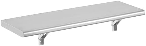 Picesa 36 Inch x 12 Inch Stainless Steel Folding Serving Shelf