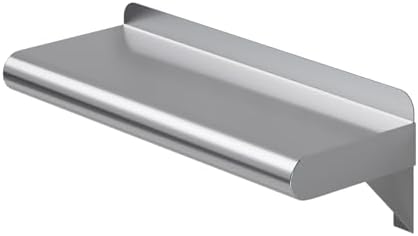 AmGood 6 X 16 Stainless Steel Wall Shelf NSF Approved Commercial Kitchen Storage