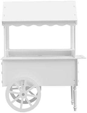 ZETY Vintage Candy Cart Display Stand with Wheels