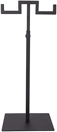 Polmart Countertop Adjustable Double Hanger Display Stand - Black