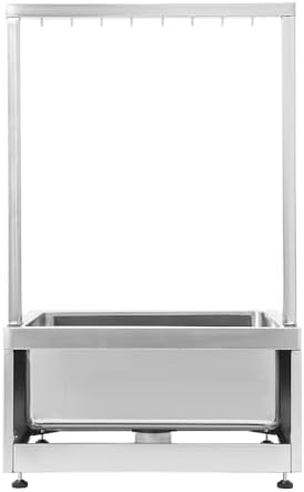 LOYALHEARTDY Stainless Steel Floor Mop Sink with Tool Rack
