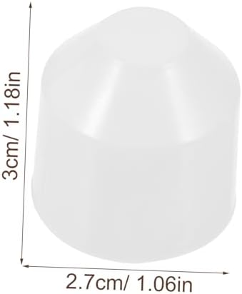 HOMSFOU 50pcs Lamp Holder Plastic Cover Decorative Finial