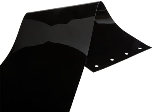 Strivide PVC Strip Curtain Door Opaque Black 8x008 NSFUSDA Approved