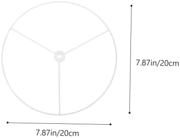 Vaguelly 2pcs Metal Lampshade Frame for DIY Lighting Projects
