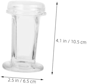 PRETYZOOM 60ml Wide Mouth Mason Jar with Glass Lid