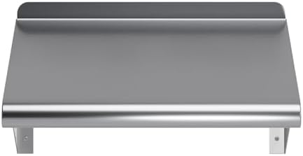 AmGood 10in x 16in Stainless Steel Wall Shelf NSF Certified