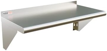 Stainless Steel Wall Mounted Shelf 14x30 Inches