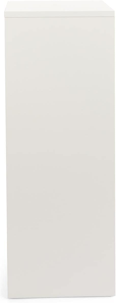 Displays2go Rectangular Retail Pedestal White