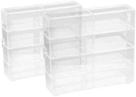 Modern Acrylic Model Car Display Stand with 8 Compartments