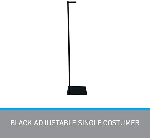 SSWBasics Adjustable Black Clothes Stand - Single Arm