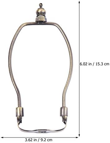 POPETPOP 6 Inch Brass Lamp Harp Holder Kit