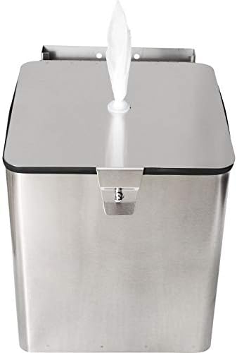 Stainless Steel Wall Mount Wipe Dispenser Square