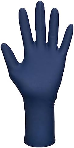 SAS Thickster Powdered Latex Gloves 14 Mil Large Blue Box of 50