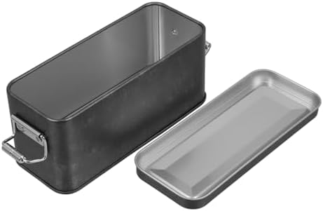 Vintage Tin Storage Box with Lid for Cookies Candies and Biscuits