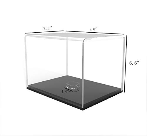 96 x 71 x 66 Acrylic Display Case with Lift-Off Top Black Base