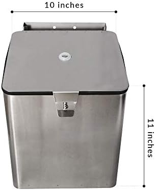 Stainless Steel Wall Mount Wipe Dispenser Square