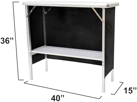 PARTYPONG Folding Portable Party Bar with LED Lights