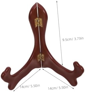 VALICLUD Ceramic Plate Holder Stand for Home Decor
