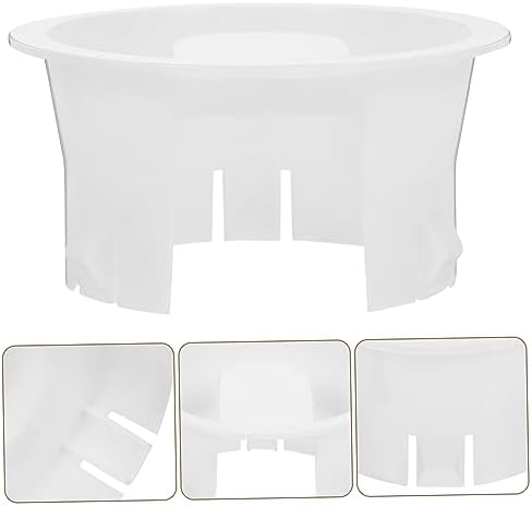 2pcs White Plastic Pitcher Lids Replacement Covers for Beverage Jugs