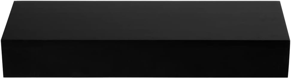 Restaurantware 205 x 7 x 325 Inch Display Riser Black Bamboo