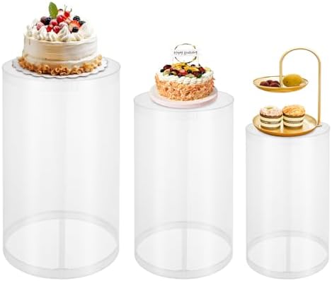 Gworobie Cake Pedestal Stand Set of 3