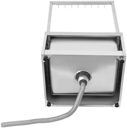 LOYALHEARTDY Stainless Steel Floor Mop Sink with Tool Rack