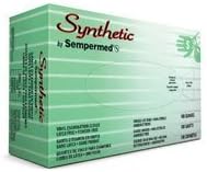 Sempermed Exam Gloves Vinyl Small White 100Bx
