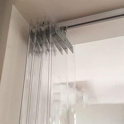 Gzhenh Sliding Curtain Clear PVC Door Strip for Freezer and Warehouse