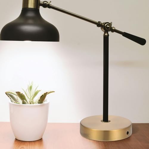 Amosfun Round Iron Table Lamp Base Universal Stand for Home Decor