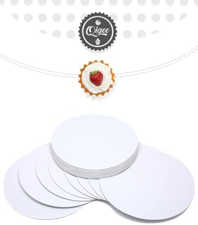 Qiqee 11 Inch White Cake Boards 40 Packs