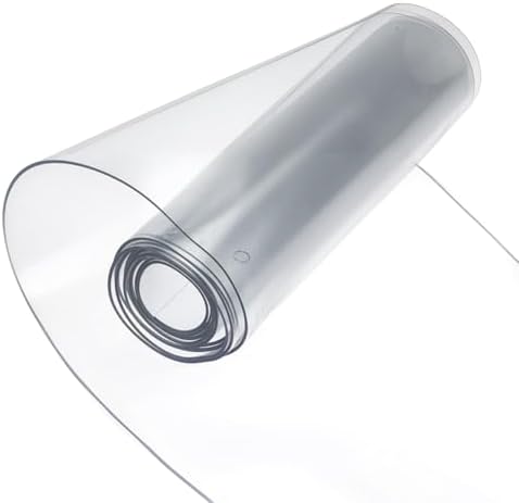 BENECREAT 673 Feet Clear PVC Door Curtain for Basement Stable Pet House