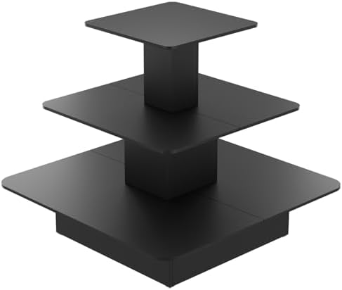 48 W x 48 D x 42 H Black Display Table
