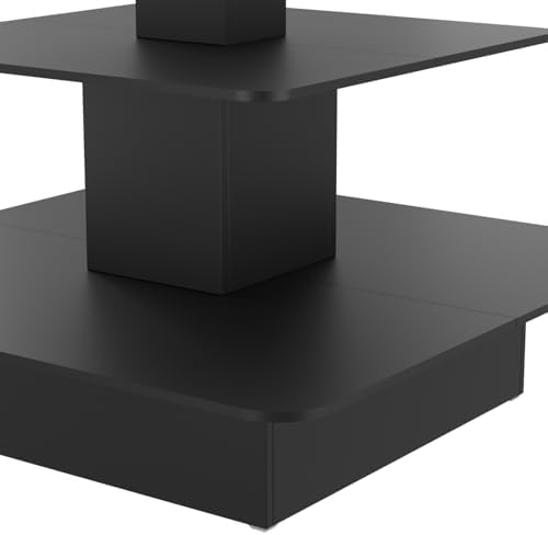 48 W x 48 D x 42 H Black Display Table