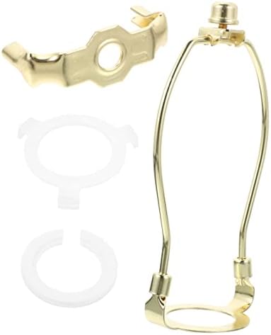 Jojofuny 2sets Heavy Duty Lamp Harp Adapter for Standard Bases and Sturdy Construction