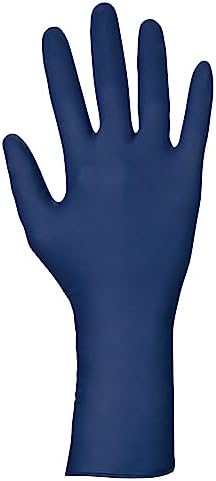 SAS Thickster Powdered Latex Gloves 14 Mil Large Blue Box of 50
