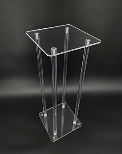9L x 9W x 30 Clear Acrylic Display Riser Stand