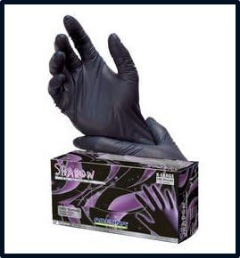Adenna Shadow Black Nitrile Exam Gloves X-Large Case