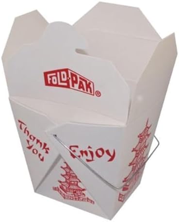 Pack of 15 Paper Take Out Boxes with Handle