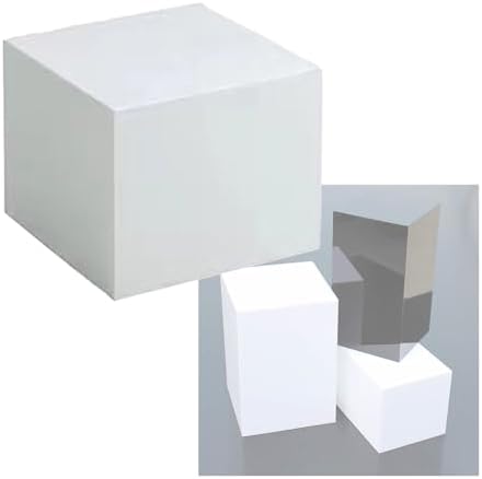 ZDMEI Cube Display Pedestal Stand 30x120cm White Commercial and Home Use