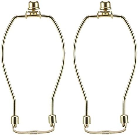8 Inch Brass Lamp Harp Holder Set of 2