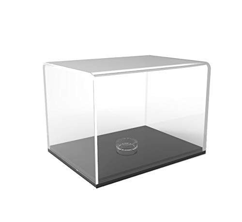 96 x 71 x 66 Acrylic Display Case with Lift-Off Top Black Base