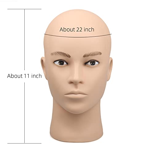 Male Mannequin Head for Masks Glasses and Wigs Display