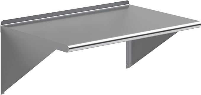Express KitchQuip Stainless Steel Wall Shelf 24x36